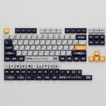 EVA-06 104+31 XDA-like Profile Keycap Set Cherry MX PBT Dye-subbed for Mechanical Gaming Keyboard